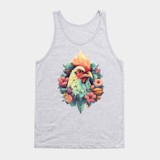 Copy of Nature's Embrace: Vintage Black Bear Botanical Illustration Tank Top